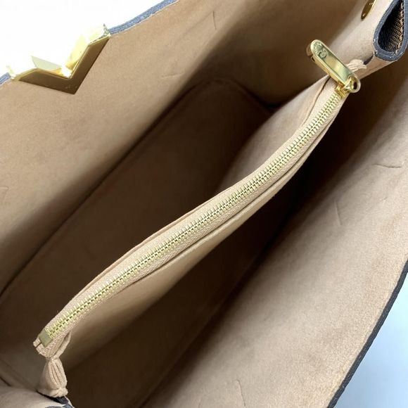 Louis Vuitton Kensington Damier Tote Bag Handbag Brown Pink - Picture 9 of 9